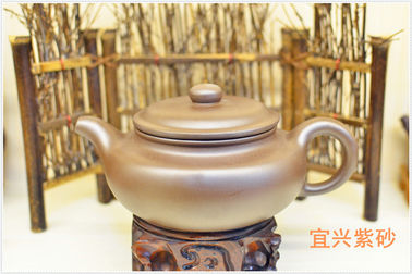 Catering Antique Brown Yixing Zisha Teapot Handmade 600ml Untuk Minum