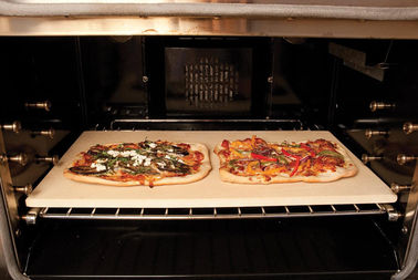Heat Resistance Baking Refractory Pizza Stone Tidak Bau Untuk Sertifikasi FDA Oven Rumah