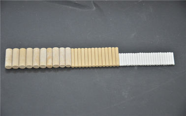 Customizable Aluminium Oxide Ceramic Rod Penggunaan Industri Dengan Bentuk Kompleks