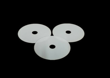 Kekuatan Mekanik Tinggi Putih Alumina Keramik Disc Ketahanan Aus Tinggi