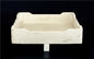 Cordierite White Ceramic Tray, Furnitur Tungku Refractory 230 * 230 * 80mm