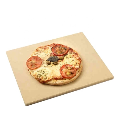 Ketahanan tinggi Bulat Cordierite Pizza Batu Mencapai Restoran halus