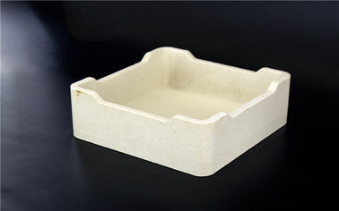 Industri Keramik Gunakan Kiln Tray Temperatur Tinggi Mullite Sagger White Colour