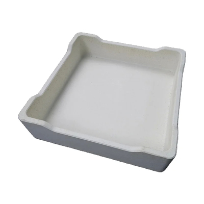 Stabilitas jangka panjang Cordierite Mullite Saggar Cordierite Mullite Resistance Temperature Firing Tray