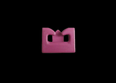 Merah Muda Aluminium Oksida Keramik Benang Panduan Terapkan Dalam Bagian Mesin Tekstil Keramik