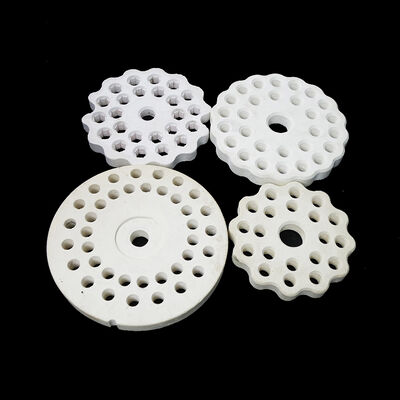 Ketahanan terhadap kejutan termal 250 Mullite Keramik Komposisi kimia 3Al2O3 2SiO2 Kekerasan 7 8 Mohs Bahan industri tahan lama