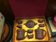 250cc Handmade Yixing Zisha Clay Teotot Set Gift Box Package Purple Grit