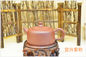 Lantern Shape Purple Clay Teapot Set, Chinese Yixing Teapot Eco - Friendly