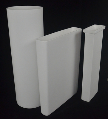Keramik Alumina Tinggi Pot Keramik Berlubang untuk Electroplating Chrome