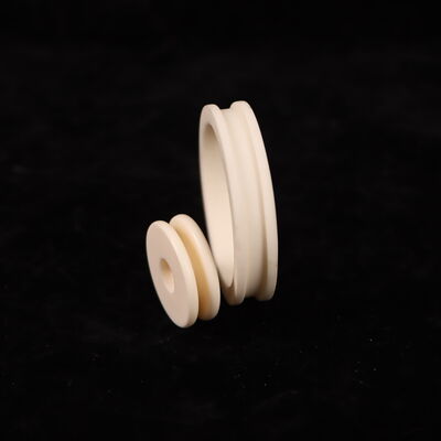 Kekuatan Lentur 200 hingga 400 MPa Keramik Alumina Kekuatan Dielektrik 18 hingga 20 KV per mm Komponen Keramik Kekuatan Tinggi