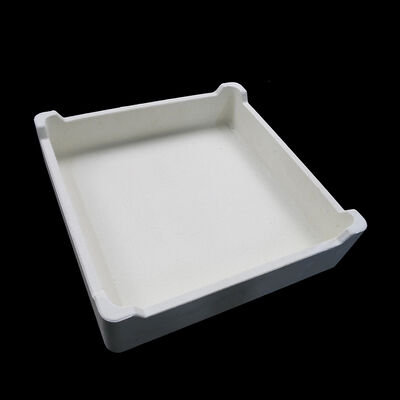 Tahan suhu tinggi Refractory Saggar Terdiri dari Cordierite-mullite dan Tahan Kelembaban Tinggi Sempurna untuk Tungku Industri