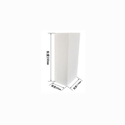 Temperatur 1000-1550 Celsius Bata tahan api industri dengan ketahanan abrasi tinggi yang dirancang untuk isolasi termal