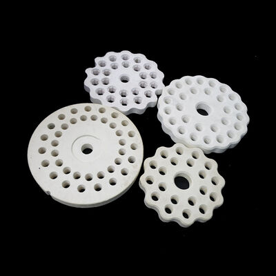 Ketahanan terhadap kejutan termal 250 Mullite Keramik Komposisi kimia 3Al2O3 2SiO2 Kekerasan 7 8 Mohs Bahan industri tahan lama