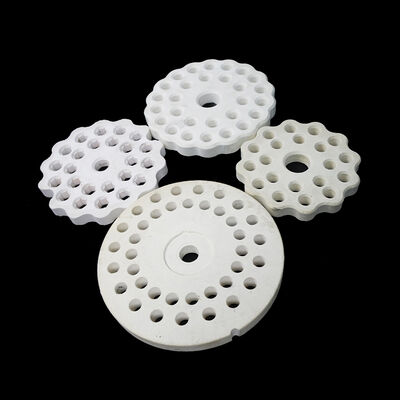 Ketahanan terhadap kejutan termal 250 Mullite Keramik Komposisi kimia 3Al2O3 2SiO2 Kekerasan 7 8 Mohs Bahan industri tahan lama