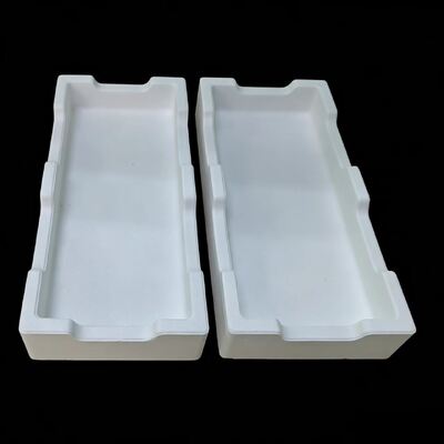 Ketahanan suhu tinggi Corundum Mullite Keramik Sagger untuk 1650 ° C Pemanas