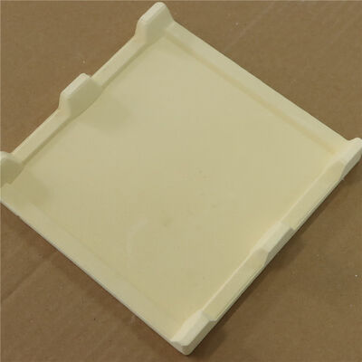 Corundum Mullite Keramik Sagger Tipe persegi tahan suhu tinggi furnitur tungku ideal untuk proses pemanas keramik