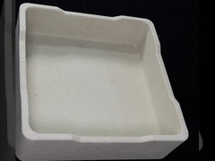 Furnitur tungku tahan api halus dan datar dengan kekuatan menghancurkan suhu tinggi> 35MPA