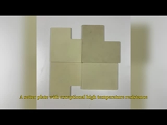 Mesin Kuning Zirconium Oksida Keramik Plat ketahanan haus Disesuaikan